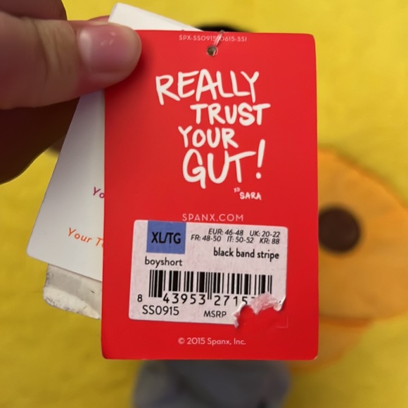 Spanx black band boy short - Picture 3 of 3